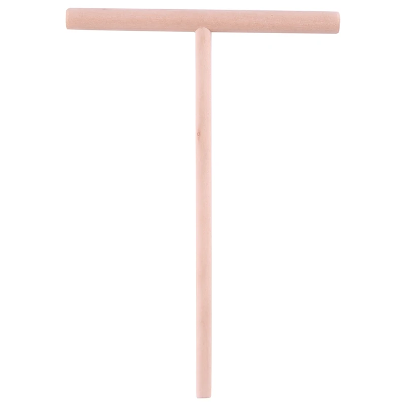 Praktischer T-förmiger Crêpe-Maker, Pfannkuchenteig, Holzverteiler, Stick, Heim- und Küchenwerkzeug-Set, DIY-Verwendung, 1 Stück