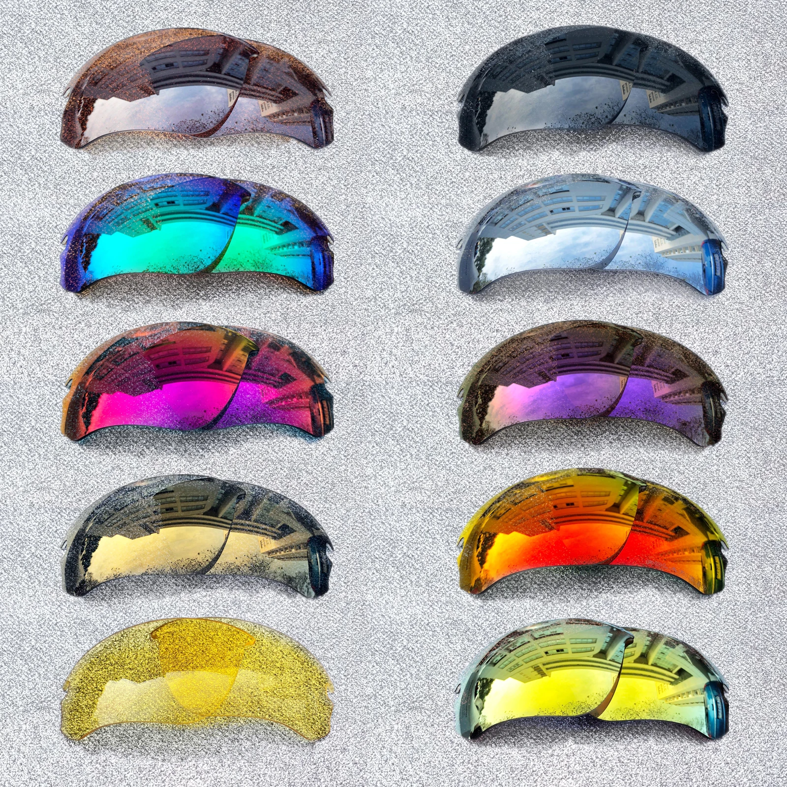 HDTAC Polarized Replacement Lenses For-Oakley Flak Draft OO9364 Sunglasses Multicolor Options