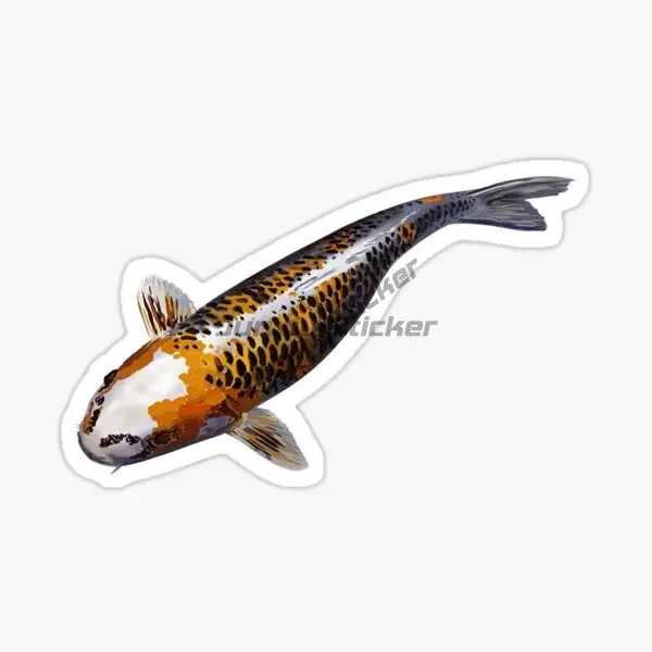 Fish Fishing Stickers Carp Fish DIY Toy Gift Decorative Decal for Phone Laptop Bottles Luggage Waterproof