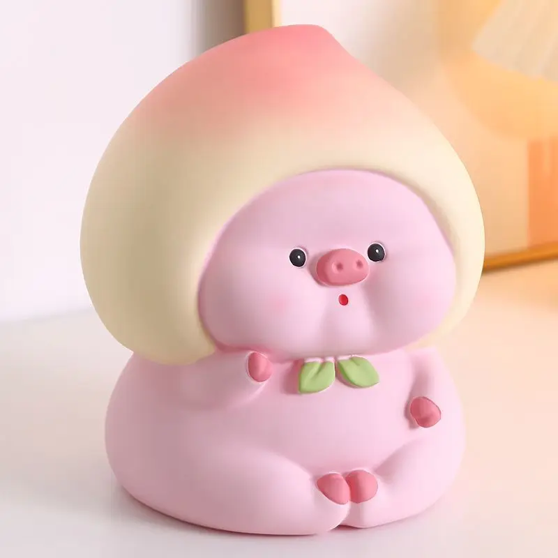 Large Capacity Fruit Pig Piggy Bank 2022 New Anti-drop Money Tank Boys and Children's Toys Birthday Gift Female