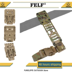 Nuovo! Adattatore per fondina per pistola modulare in metallo compatibile QLS Platform Tactical Holster Drop Leg Band Hunting Airsoft Quick Pull Draw