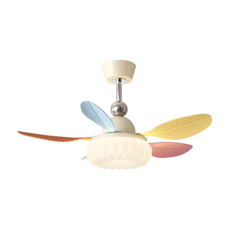 Children's Room Fan Light Bedroom Ceiling Fan Light Dining Room Fan Lighting Integrated Chandelier Zhongshan Lamps