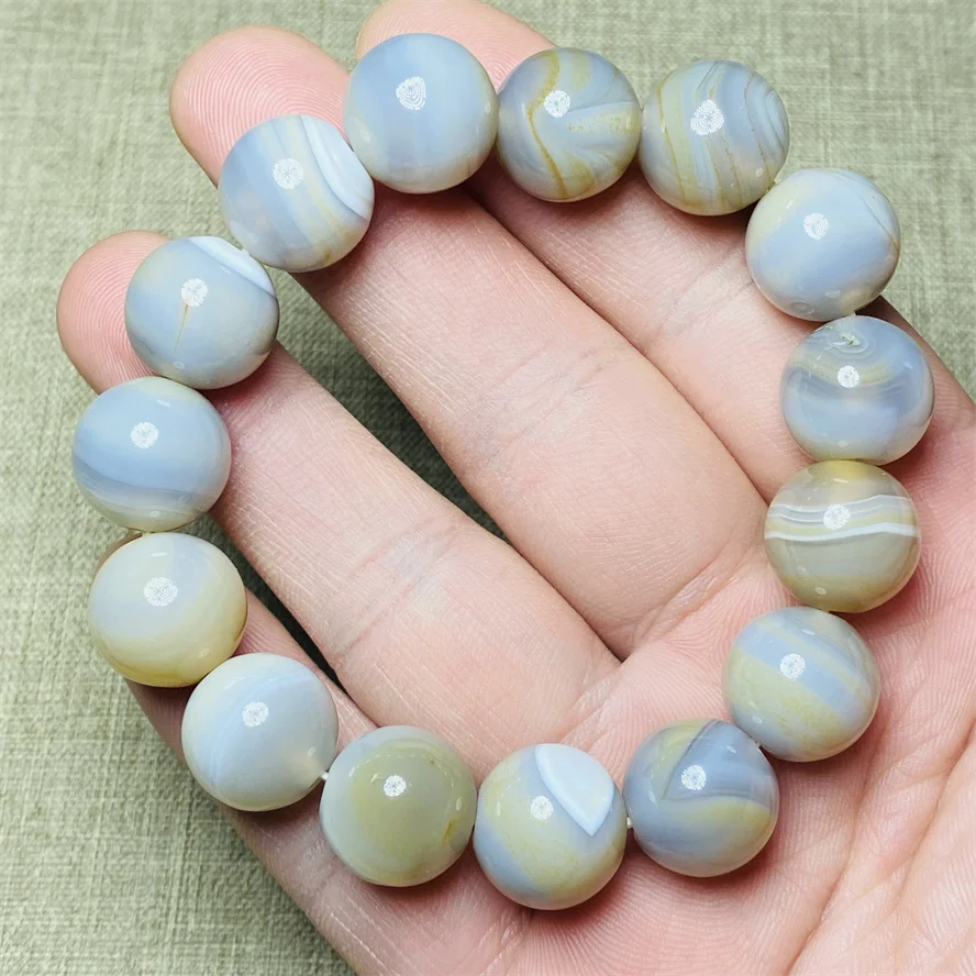 

Natural silk agate bracelet Energy Crystal Healing Reiki Gift Home decor