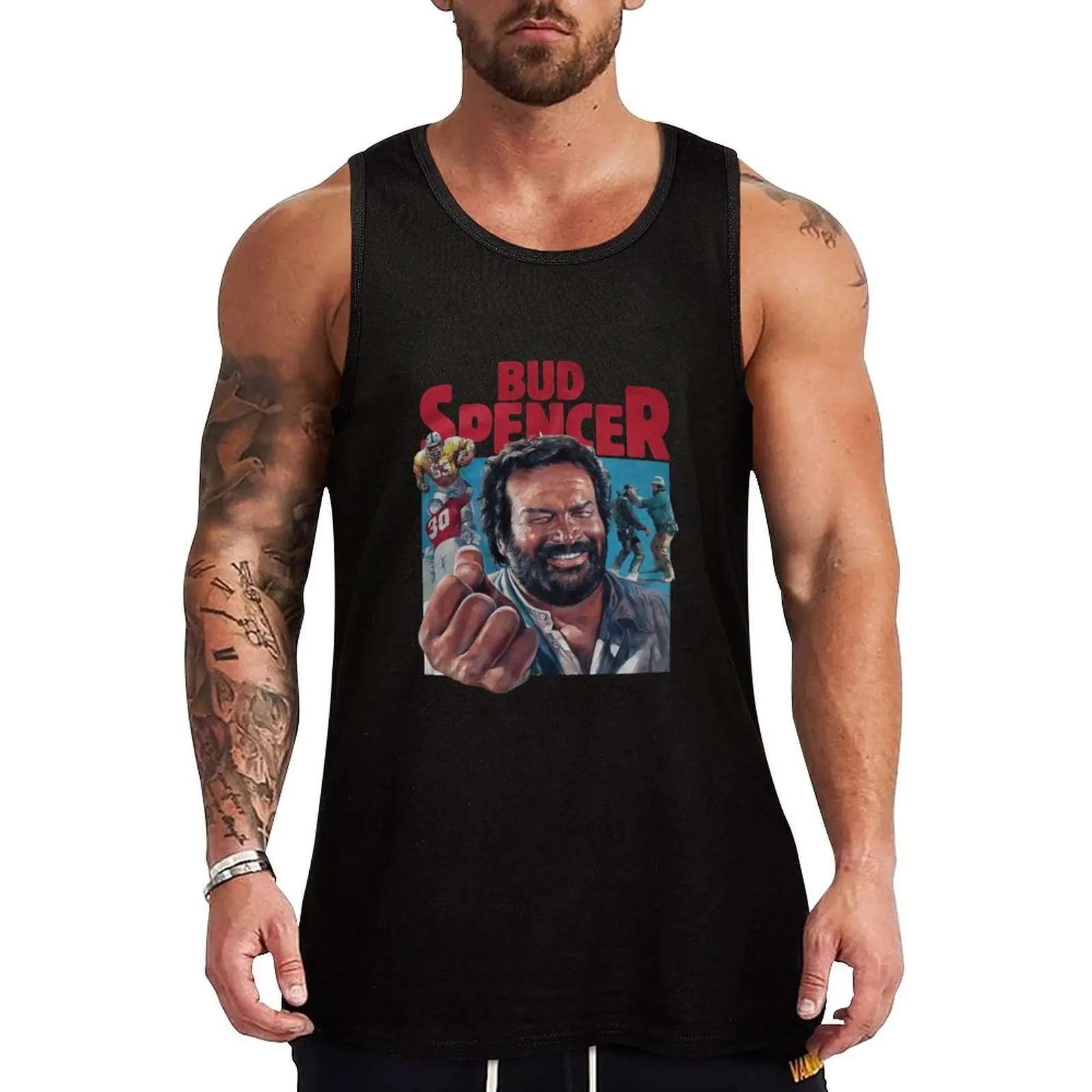 gradient background <<bud spencer,bud spencer,bud spencer,bud spencer>> Tank Top