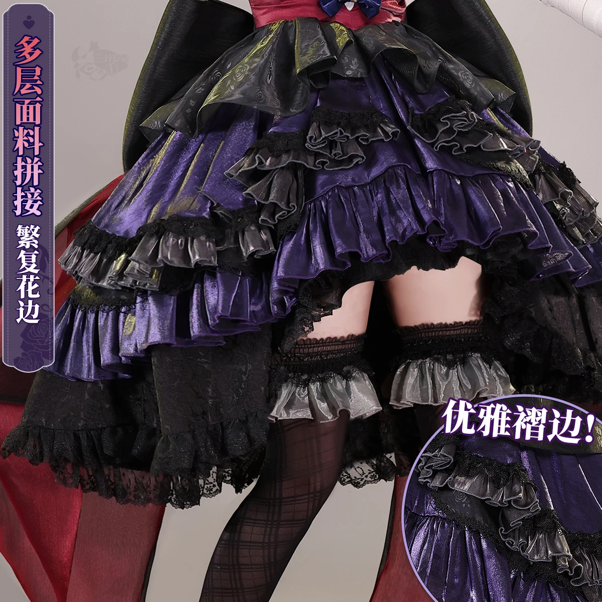 New Takanashi Rikka Cosplay costume Halloween Christmas Role Playing Party Comic S-L SIZE in stock full dress Mooyiyi cos