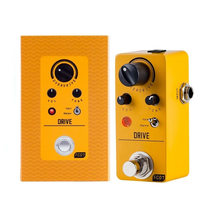 Overdrive Pedal Guitar Electric Guitar Overdrive Effects Pedal Hot Warm Modes True Bypass with Power Supply