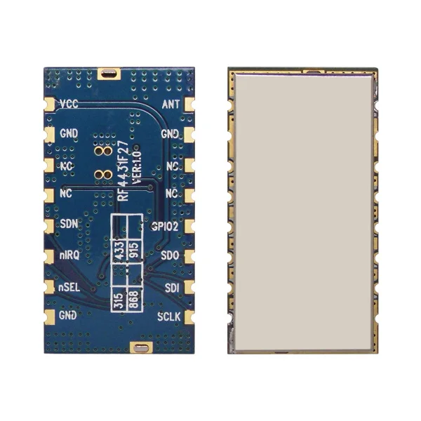 2015 2 개/몫 rf4432f27-915 mhz | 868 mhz 중간 전력 27dbm si4432 fsk 무선 프런트 엔드 트랜시버 rf 모듈