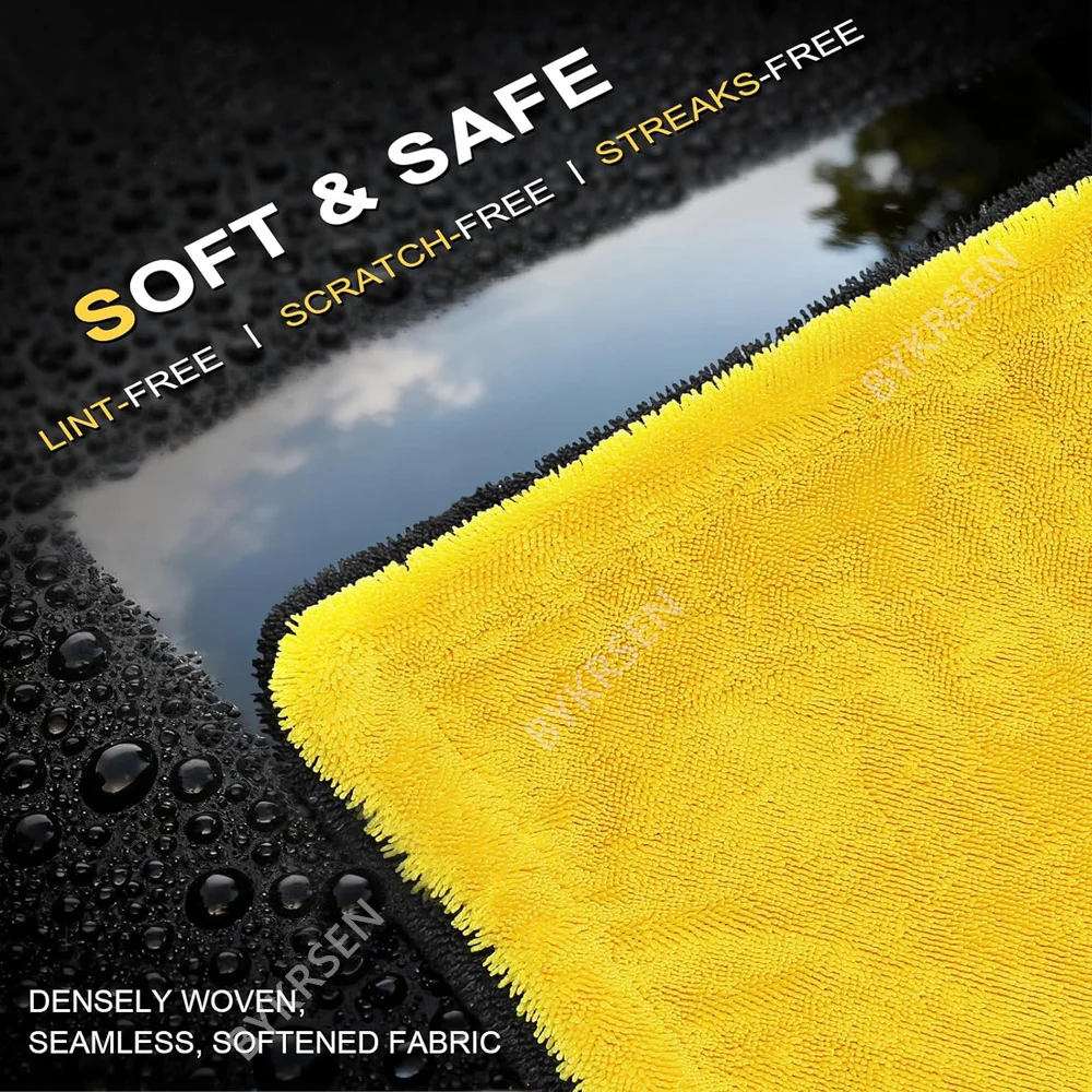 ผ้าไมโครไฟเบอร์ขนาดใหญ่พิเศษ 1 - Microfiber Towel Detailing บทวิจารณ์และราคา