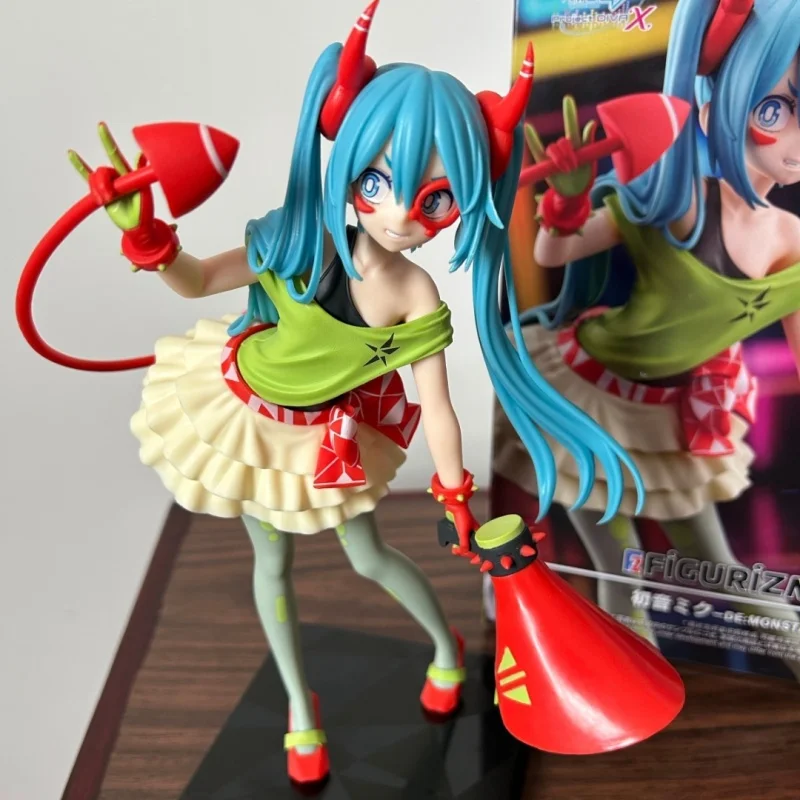 Original Sega Fz Hatsune Miku - X Figurizmα Miku D E:Monstar T.R.Anime Figures Collectible Pvc Action Model Gk Toy Gift