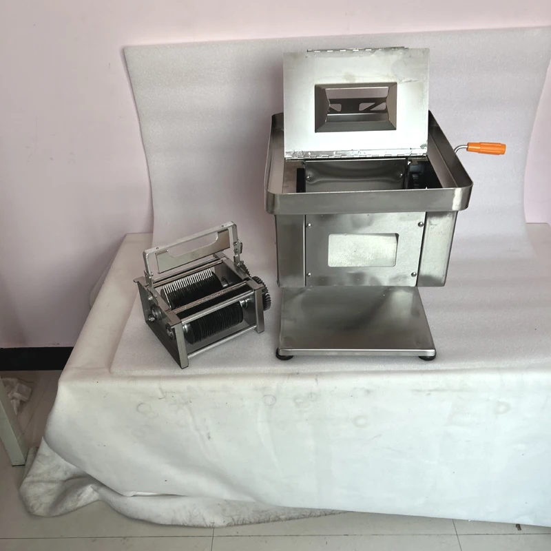 ماكينة تقطيع اللحوم التجارية الأوتوماتيكية لسطح المكتب، ماكينة تقطيع اللحم المحمولة لمطعم الفندق