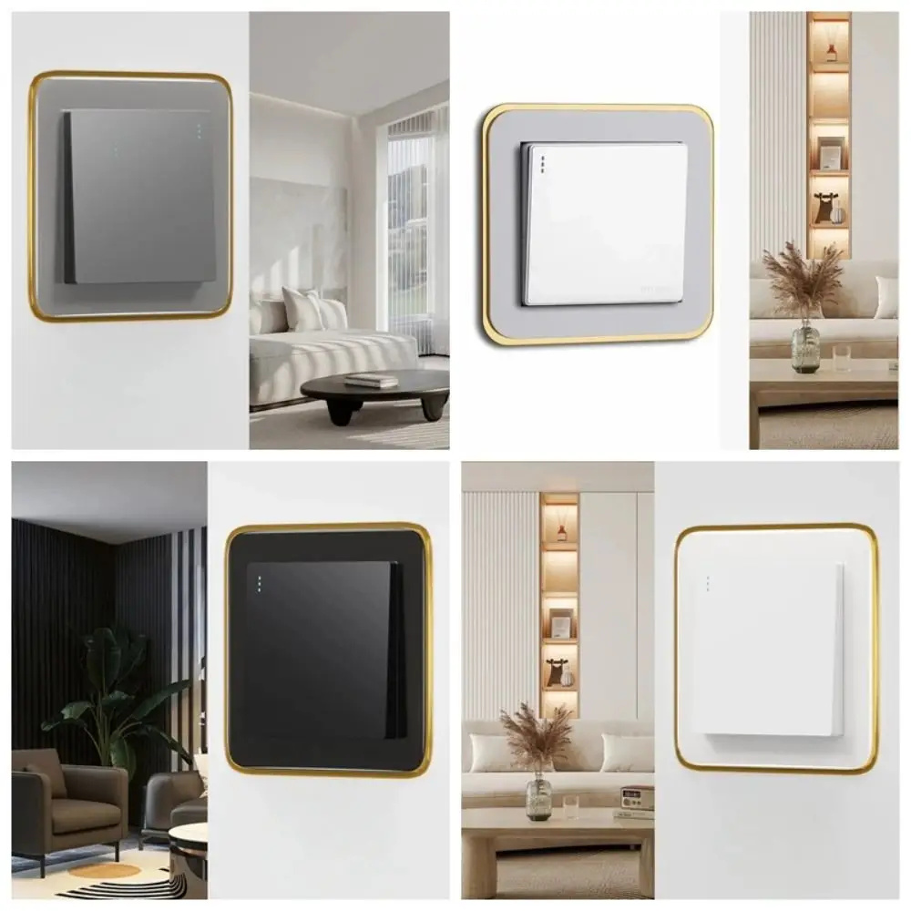 Simple Dustproof Switch Protective Cover Anti-Dirty Protective Socket Decorative Frame Switch Sticker Wall