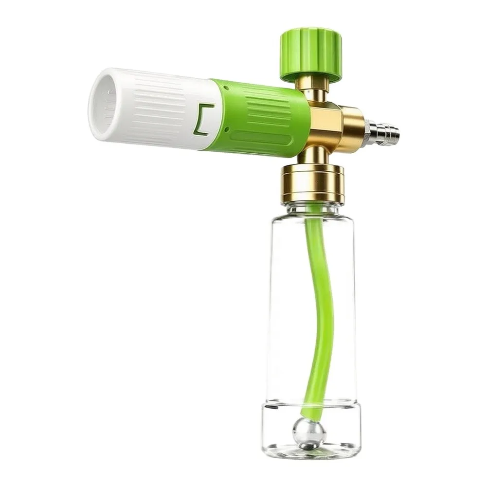 Transparent Foam Spray Bottle with 14 Inch Quick Connect for Efficient For Car SUV and Motorcycle Foam Application