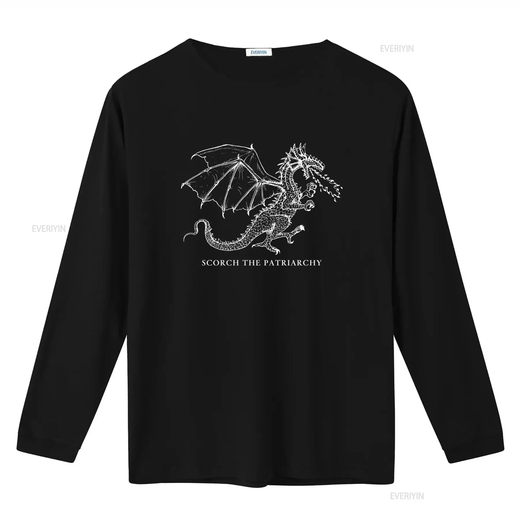 Fantasy Dragon Scorch The Patriarchy Dark Romance Novel Inspired Funny Feminist T Shirt vintage Washed fashion designer clothes