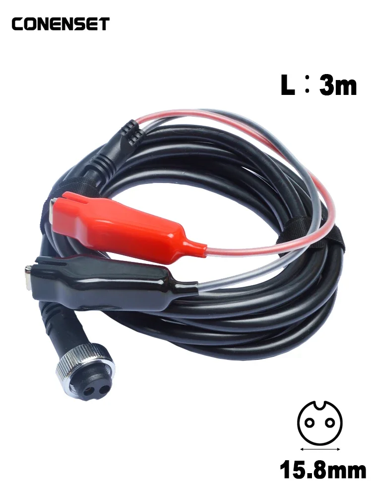 9.8FT 300cm Power Cable For Daiwa 800MJS 800J 800MJS 800MJ 1200J 1200MJ Electric Reels Series Power Cord