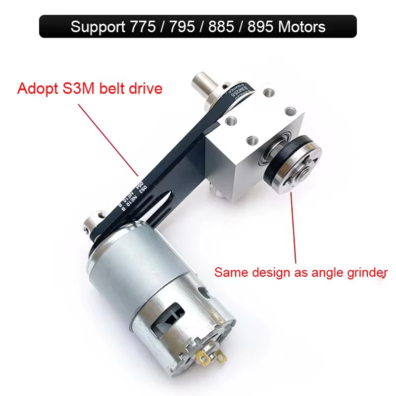 Mini Table Saw Spindle Bearing Seat DIY Woodworking Cutting Spindle Table Saw Spindle Assembly Ball Bearing Spindle 895 Motor