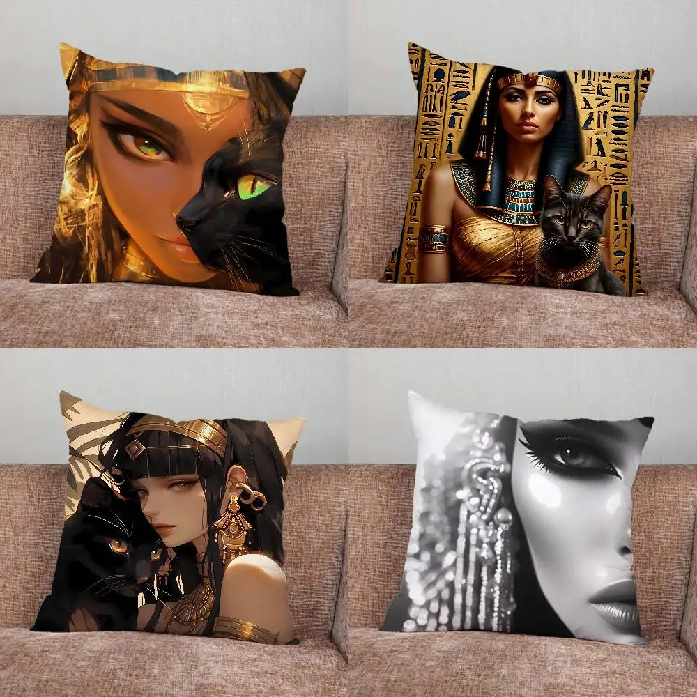 

Cleopatra Pillow Case Pillowcase Home Sofa Cushions Car Cushions Pillowcover Office Pillowshell Pillow