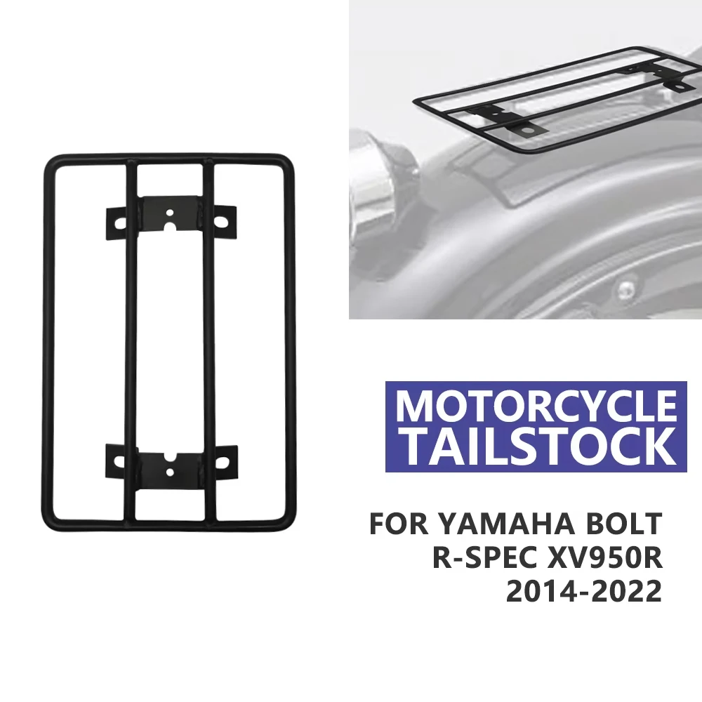 

For Yamaha Bolt R Spec XV950R 2014-2022 Motorcycle Luggage Rack Support Shelf Chrome Black Steel Rear Solo Seat Carrier Board