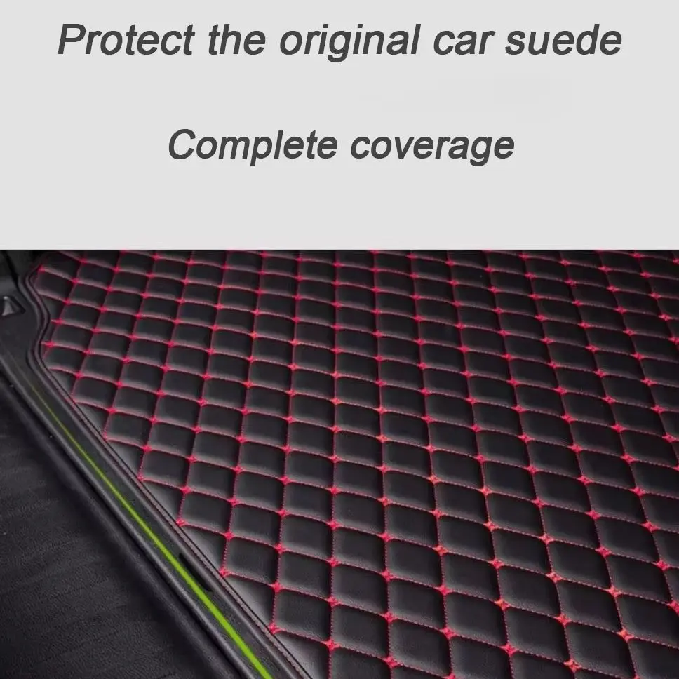 Car Leather Trunk Mat For Honda Stream Accessories RN6 RN7 RN8 RN9 2017~2012 Rear Storage Carpet Pad Boot Cargo Liner Anti-Slip