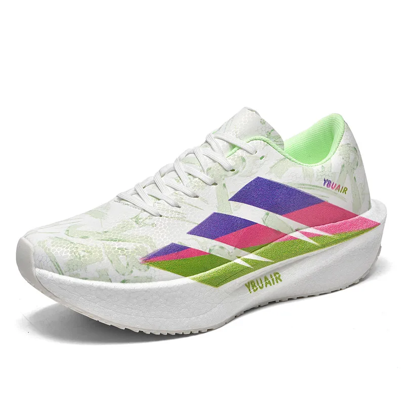 

New Running Shoes for Jogging and Marathon Sports, Mesh Fabric with True Carbon Plate, Men's and Women's Hiking Shoes 2025 Men's