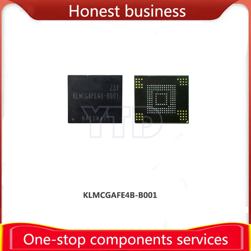 KLMCGAFE4B-B001 100% Working 100% Quality EMMC 64GB BGA153 Chip Mobile Phone Hard Disk Memory Computer Storage KLMCGAFE4B 64G