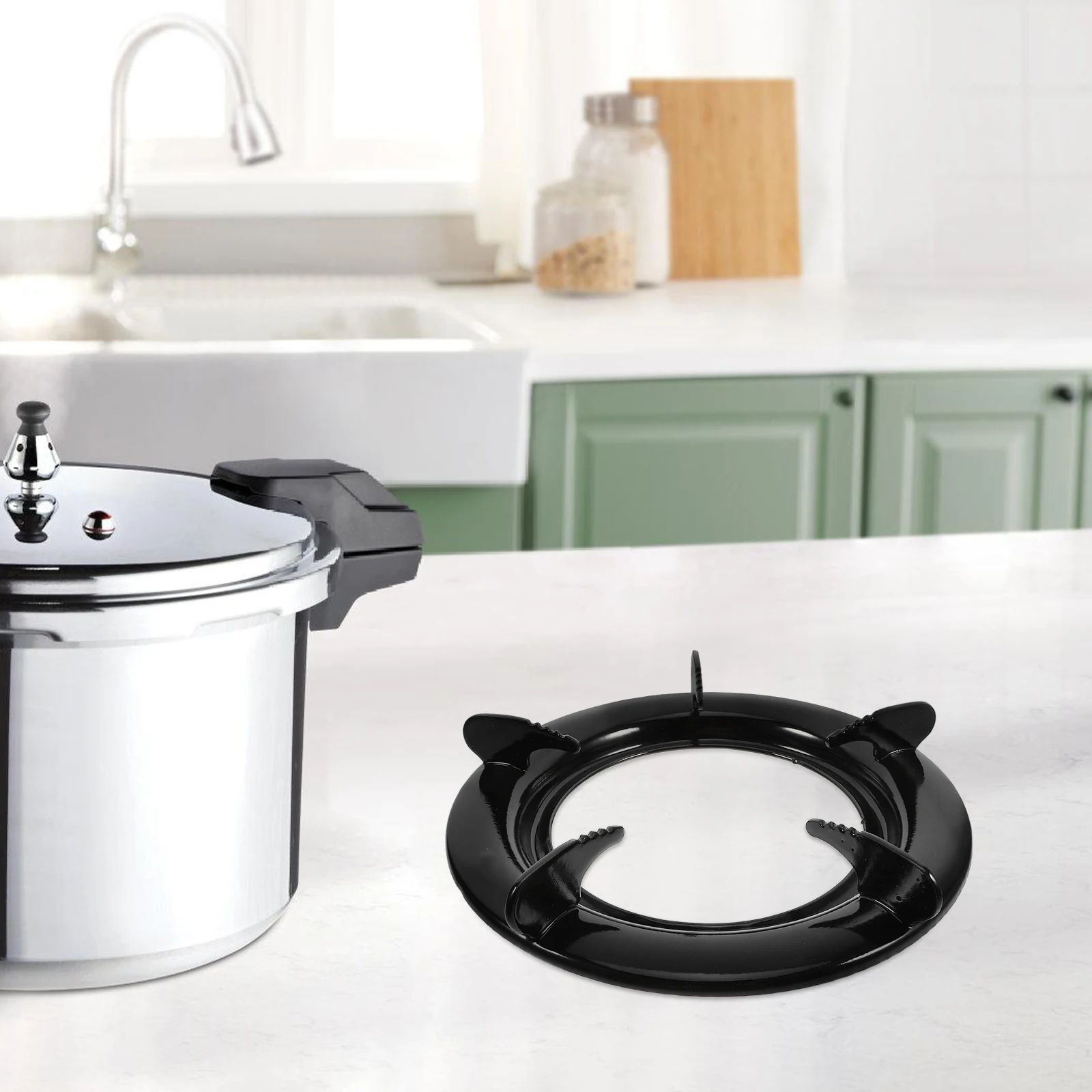 

2Pcs Stove Fire Gather Rack Pot Tripod Gas Hob Chafing Dish Stainless Steel Bracket Durable Kitchen Accessory Energy Saving