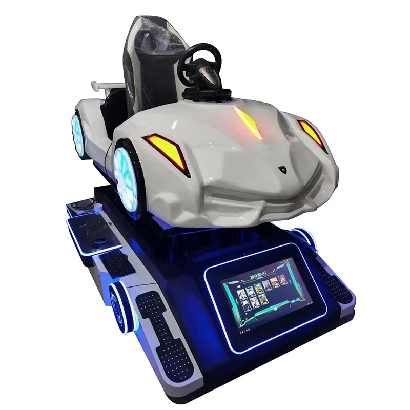 جديد VR Play Station Equipment Theme Amusement Park 9D Videos Gaming Chair Racing Simulator