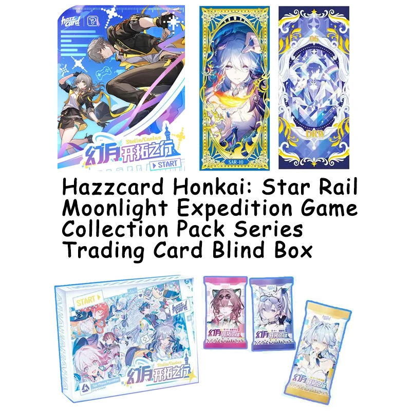 Hazzcard Honkai：Star Rail Moonlight Expedition Game Collection Pack Series Trading Cards Blind Box