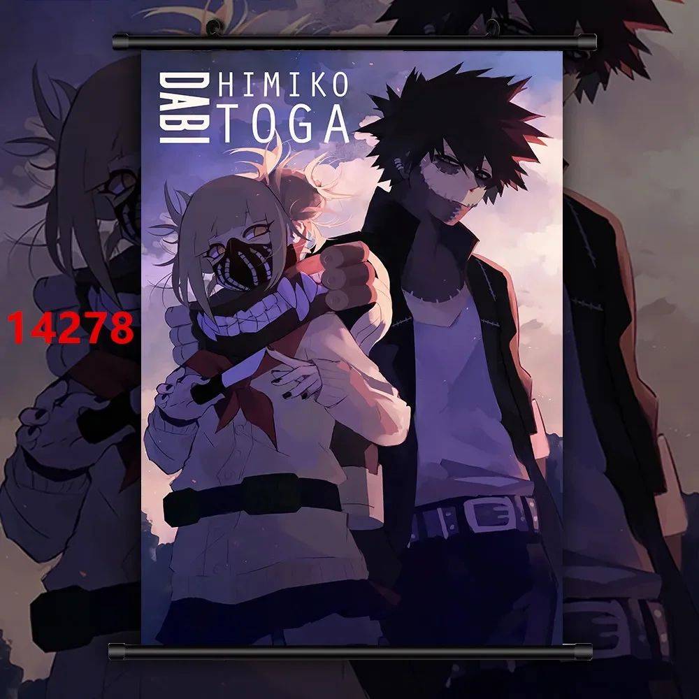 Póster De Pared Boku No Hero Academia – Dabi Art Deco (Lienzo Multicolor)