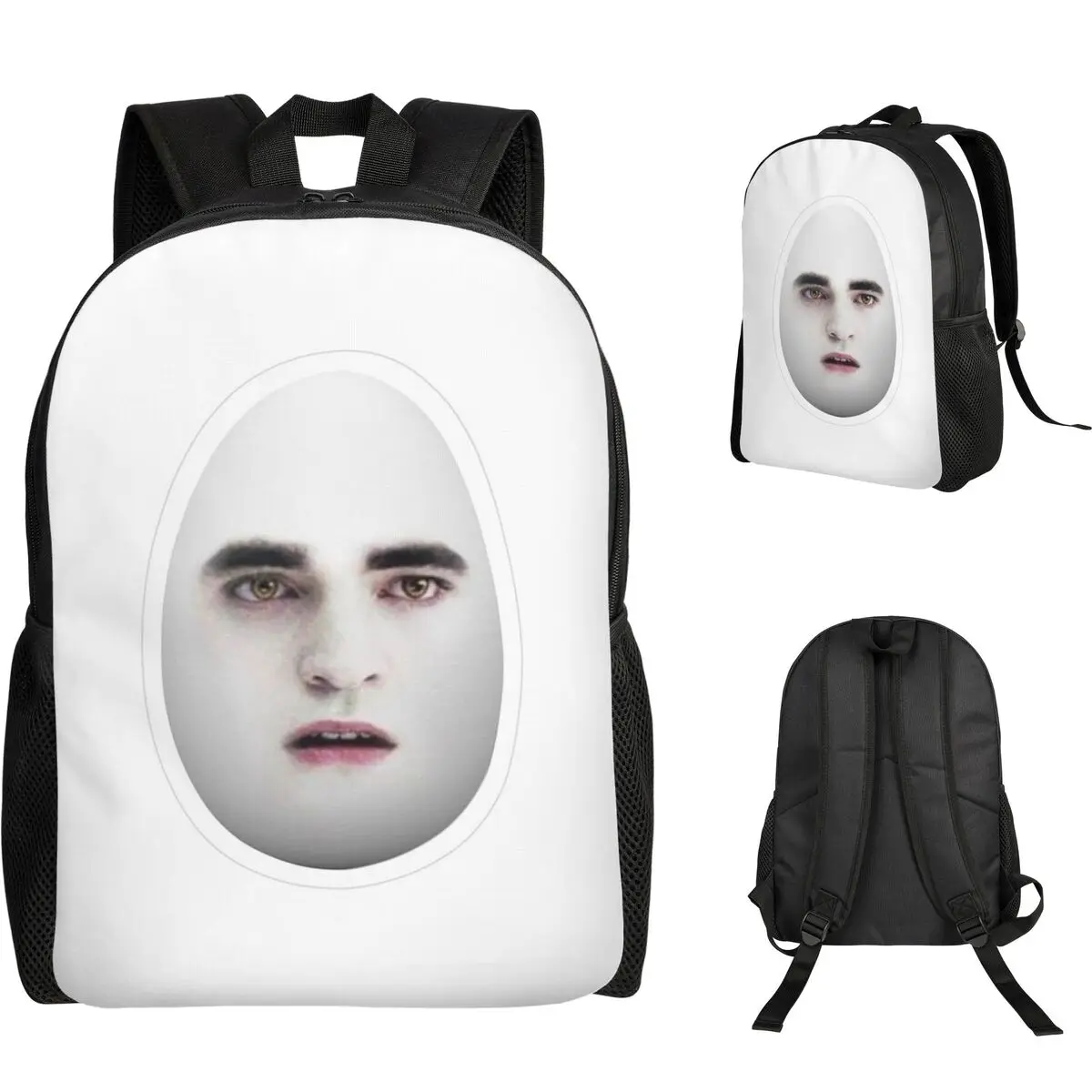 Eggward Cullen Edward Cullen Backpack Student Boys Girls BookBag School Bag Laptop Shoulder Bags