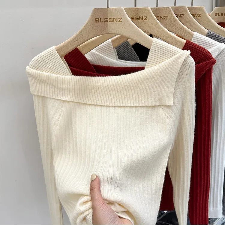 

Женская трикотажная основа с воротником irt, внутренняя одежда, топ, осень-зима, модный дизайн, полиэфирное волокно, облегающий крой