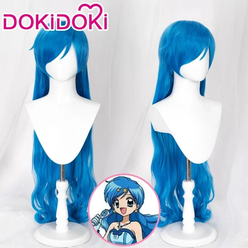 IN STOCK Hanon Hosho Wig Cosplay Anime Mermaid Melody Pichi Pichi Pitch Cosplay DokiDoki Wig Blue Long Hair Anime