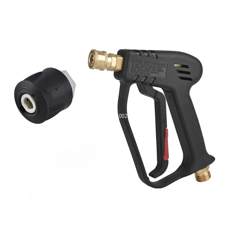 Pistola de agua de manguera de alta presión para Karcher Parkside Nilfisk, Conector de conexión rápida, boquilla de 5 colores, pistolas de espuma de