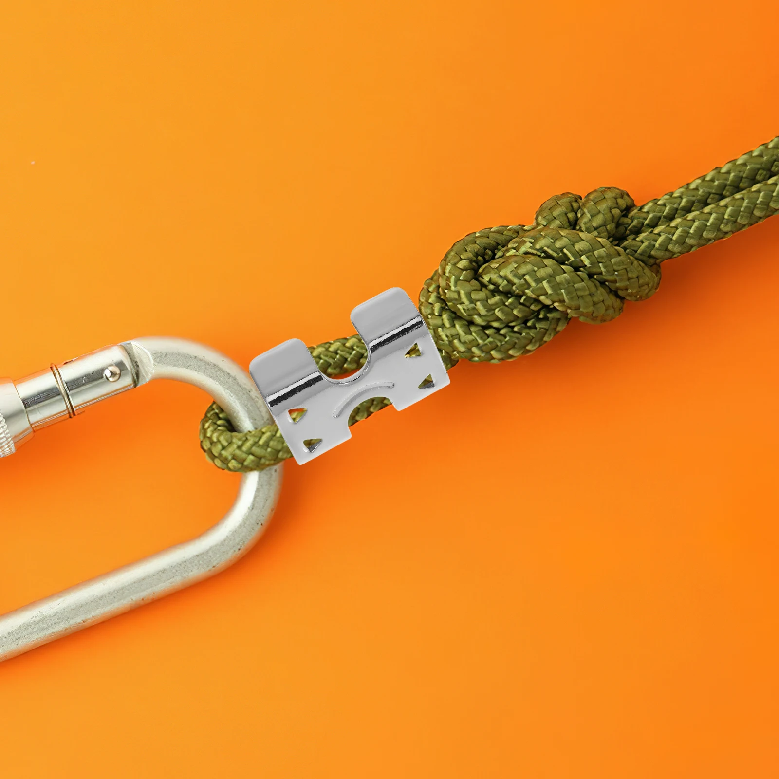 

10pcs Silver Nickel Plated Horse Rope Buckle Clamps 22mm Durable Heavy Duty Camping Jewelry Making