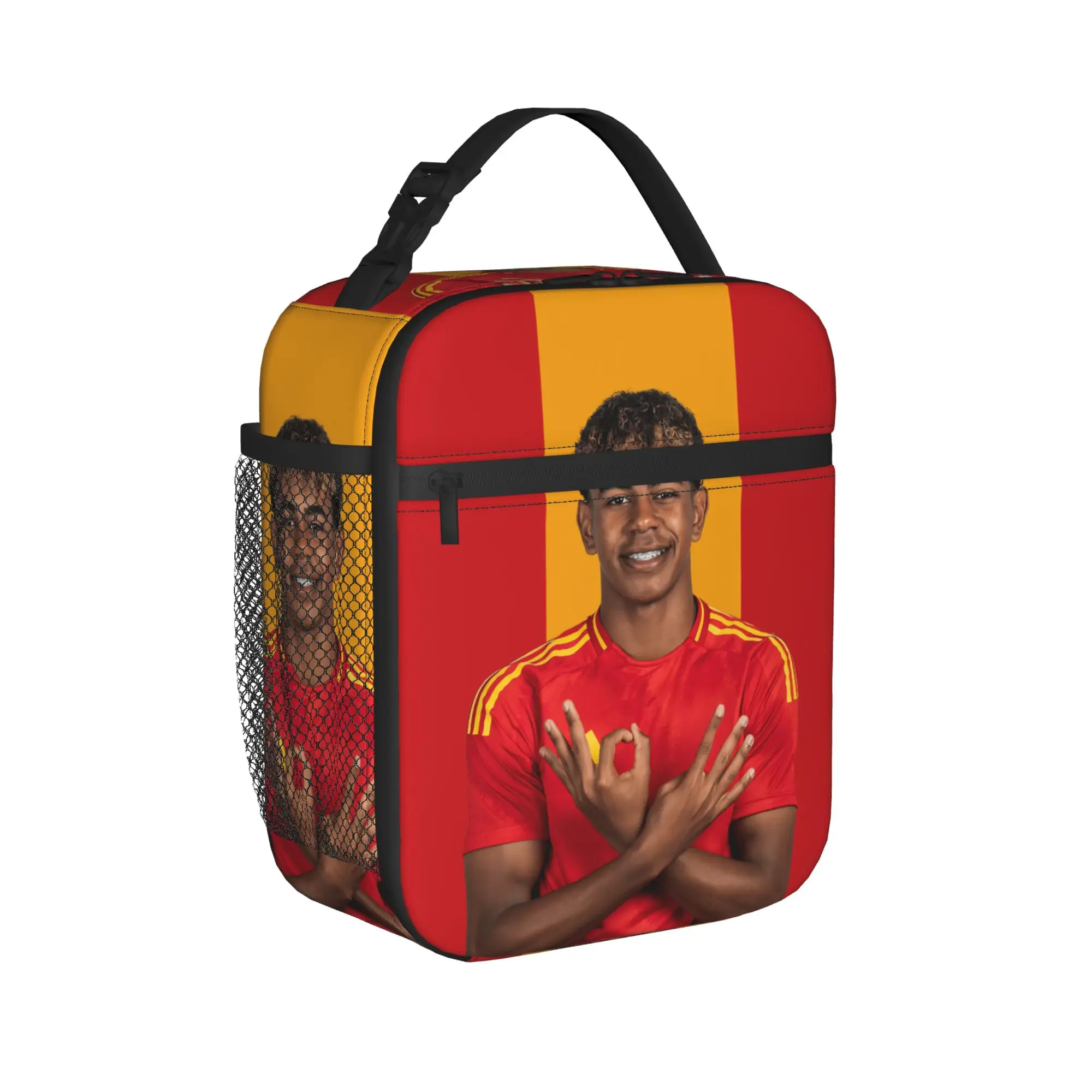 Lamine Y-Yamal Football Soccer Thermal Insulated Lunch Bags for Travel  Portable Food Bag Thermal Cooler Lunch Boxes