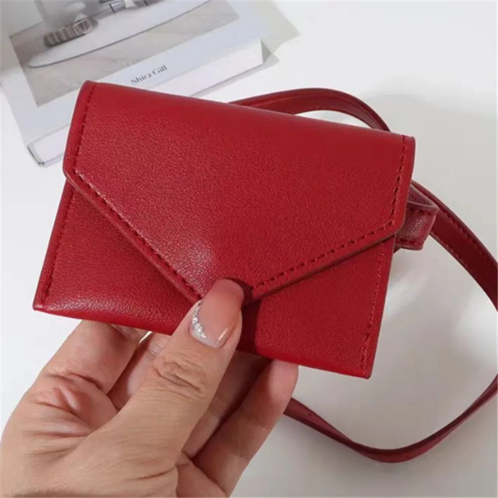 

Elegant Mini Handbag Waist Belt Bag Leather Detachable Waist Purse Adjustable Crossbody Bag Women