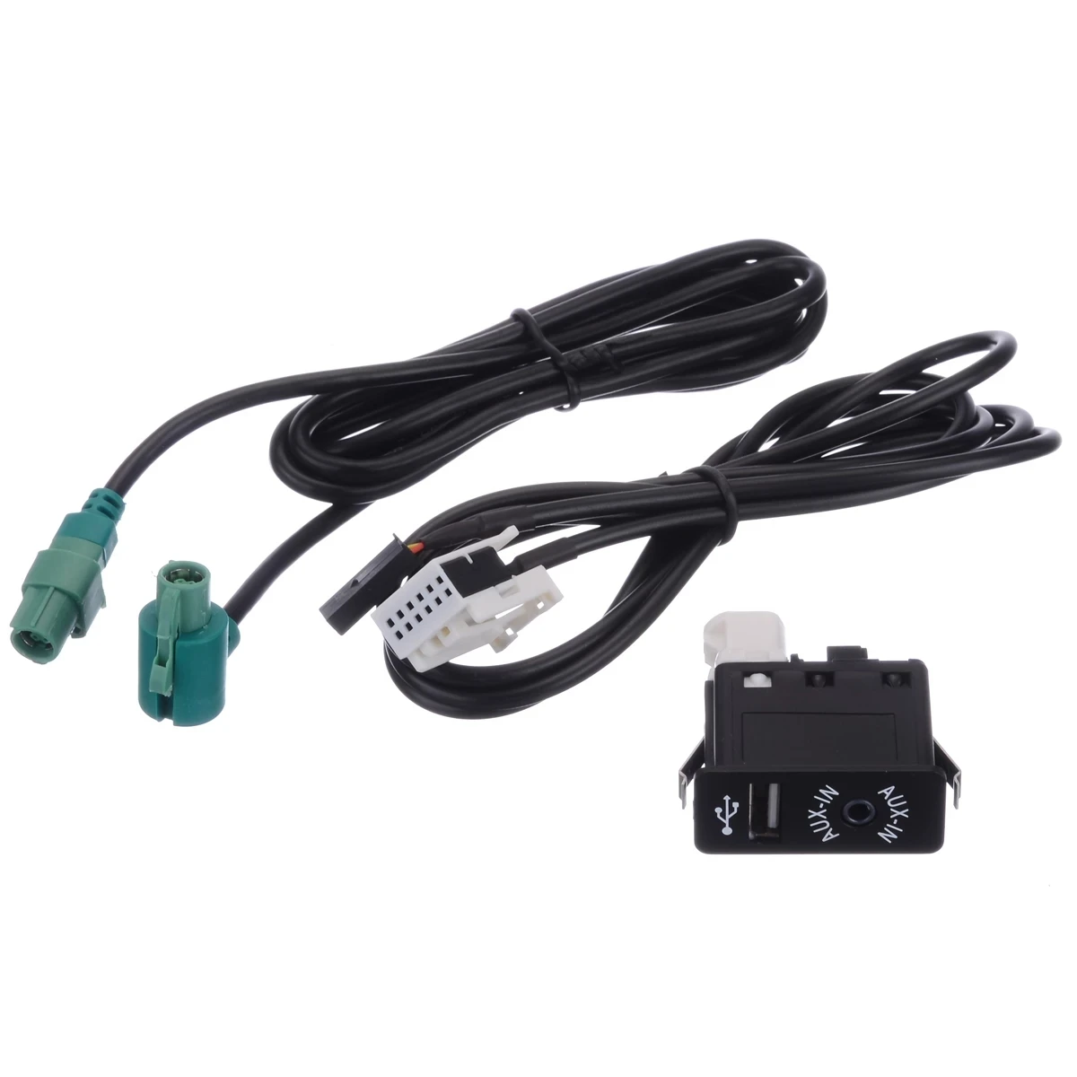 Super Sale Car Bluetooth Music Adapter Audio USB Harness AUX USB Socket Switch Cable Kit For-BMW E60 E61 E63 E64 E87 E90 E70 F25 - view 2
