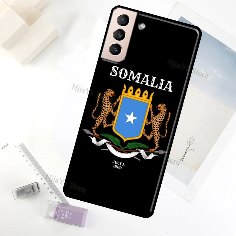 Somali Somalia National Flag Case For Samsung Galaxy S23 Ultra Note 20 10 S9 S10 Plus S20 S21 FE S22 Ultra Phone Cover