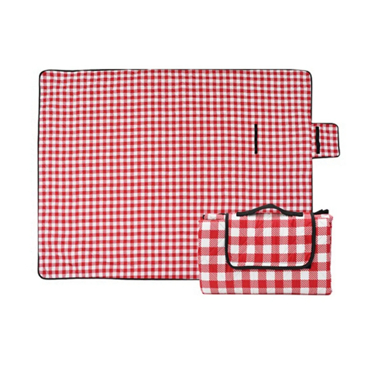 Picnic Outdoor Waterproof Blanket - Beach Mat Sand Free Foldable Portable with Carry Strap Camping Mat Park Blanket