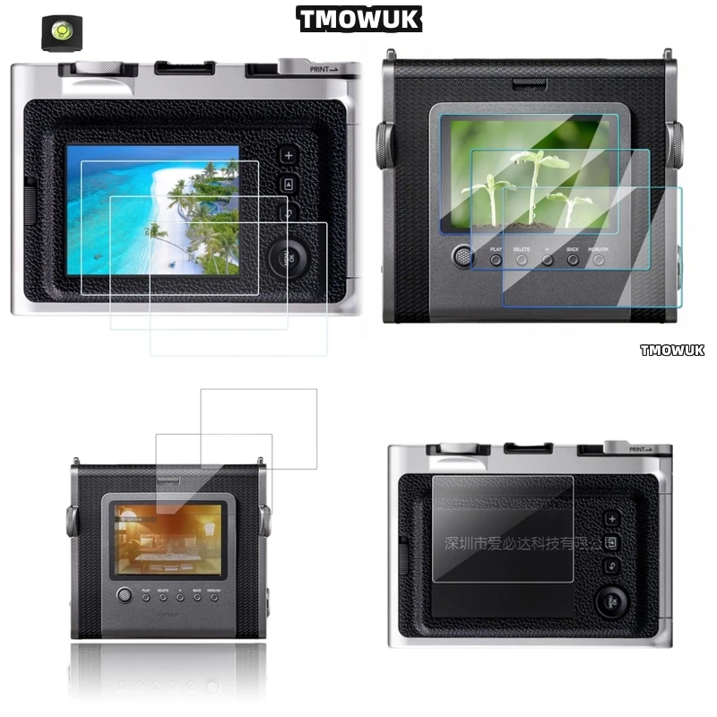 

For Fujifilm Instax WIDE EVO Mini Evo Military-Grade Glass Guard, Shatterproof LCD Film