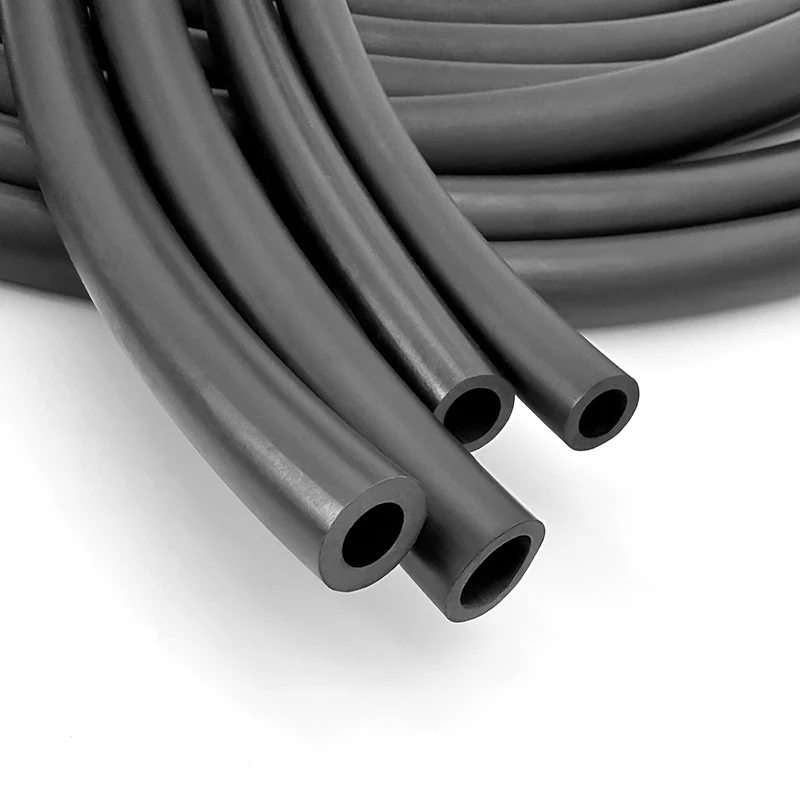 

ID 2 4 6 8 10 12 14mm FKM Vitons Rubber Hose 2M High Temp Oil Resistant Corrosion Acid-Alkali Proof Industrial Pipe