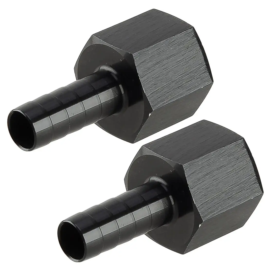 

2 шт. женские AN8 до 3/8 дюйма, прямой фитинг, адаптеры, разъемы, черный алюминиевый сплав