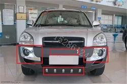 for Hyundai Tucson 2005-2012 car-styling Front Rear bumper ABS Chrome Light Accessories Shine trim LOGO trim accessories