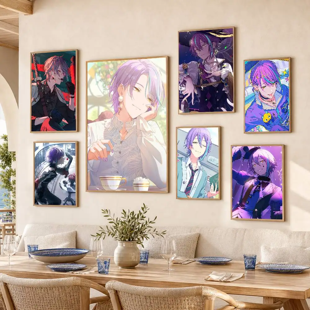 Project Sekai Kamishiro Rui  Waterproof Self-Adhesive Wall Poster for Bedroom Living Room Home Decor