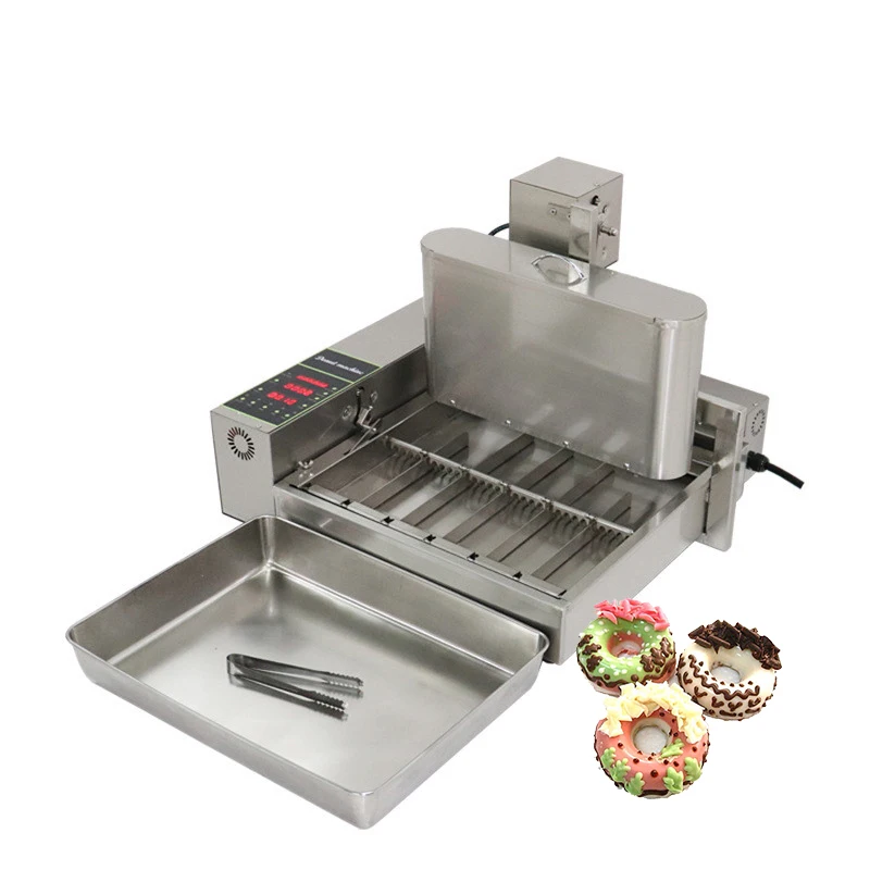 

Automatic Donut Maker Mini Donut Making Machine 6 Rows Doughnut Machine