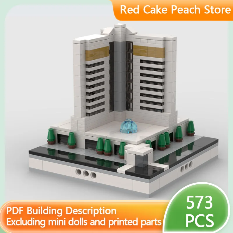 

Конструктор City Street View Model MOC: Модульный набор «Отель Лас-Вегас» для детей, развивающий творческие способности, идеальный подарок на праздники