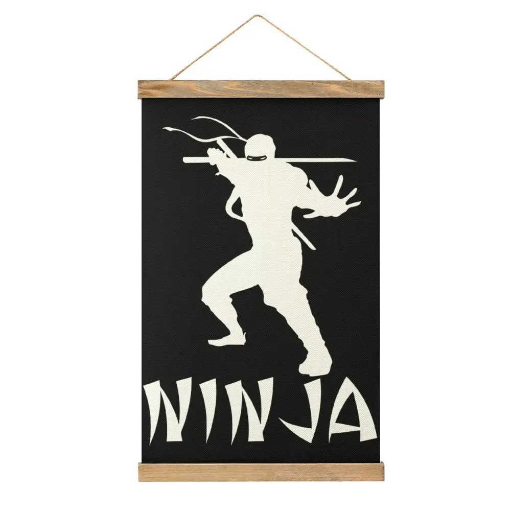 

Funny Graphic Cool Ninja Essential Canvas Hanging Picture Picture Hanging Funny Novelty Restaurant Mural Style Hang Pictures