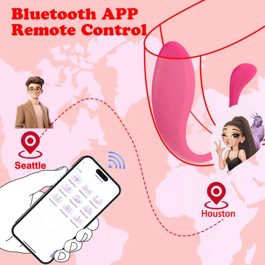 APP Vibrating Vibrator for Women Nipple Clit Stimulator Remote Control Powerful Vibrating Egg Clitoris Sucker Sexy Toy Dildo 18+