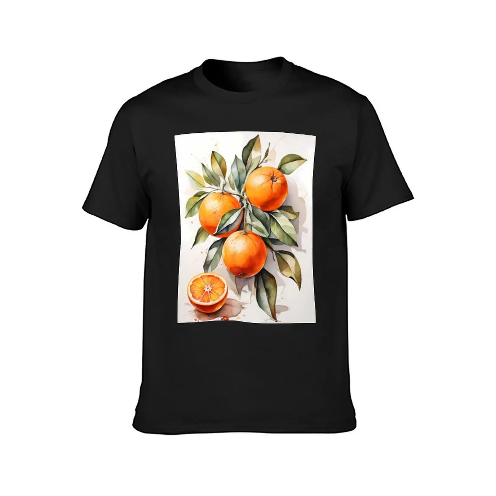 Cute oranges T-Shirt aesthetic clothes heavyweights oversized customs design your own heavyweight t shirts for men