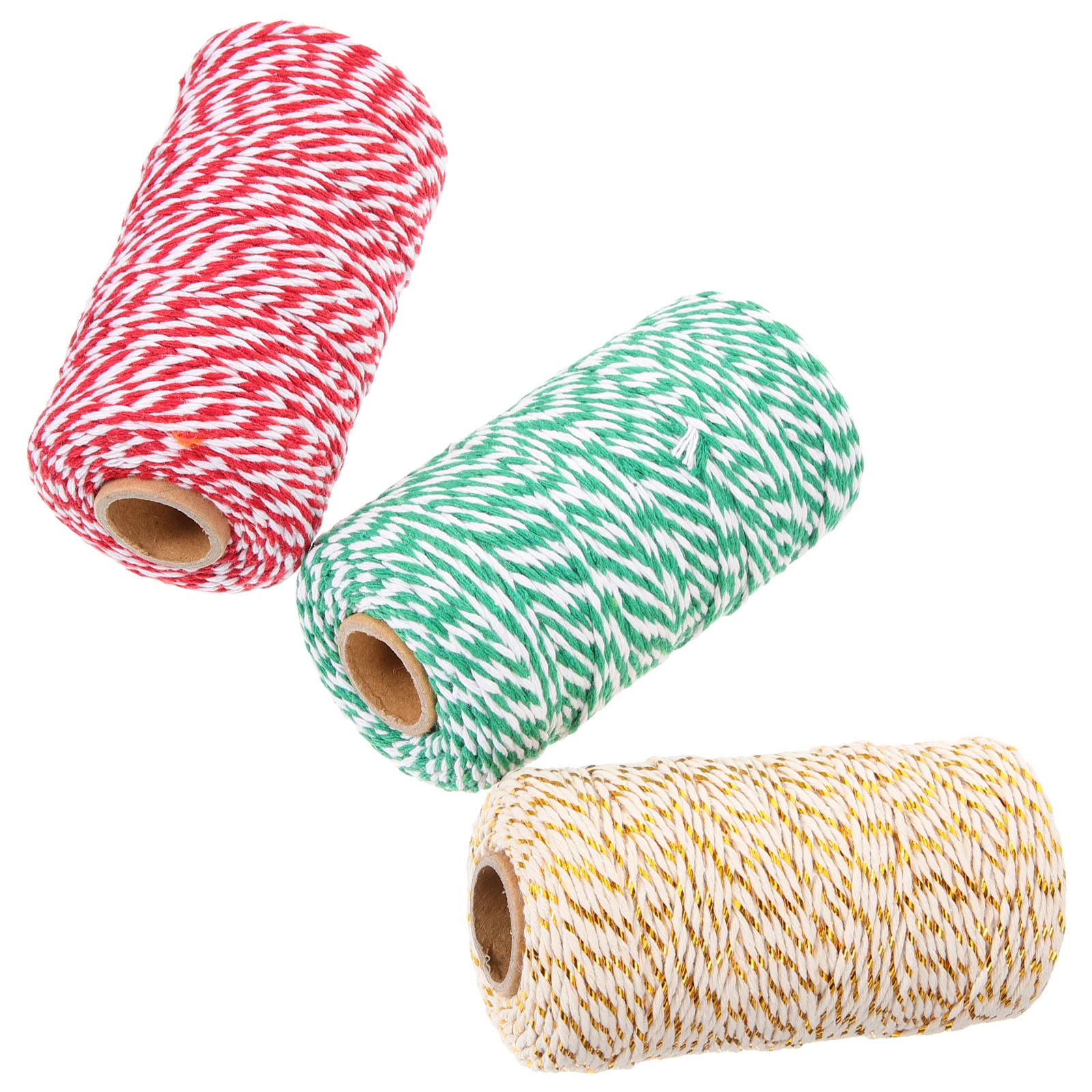

3pcs 2Mm Colorful Cotton Rope Double Tone String For Packing Crafts Decoration Gift Wrapping Quilting Stitching Cord Multi Color