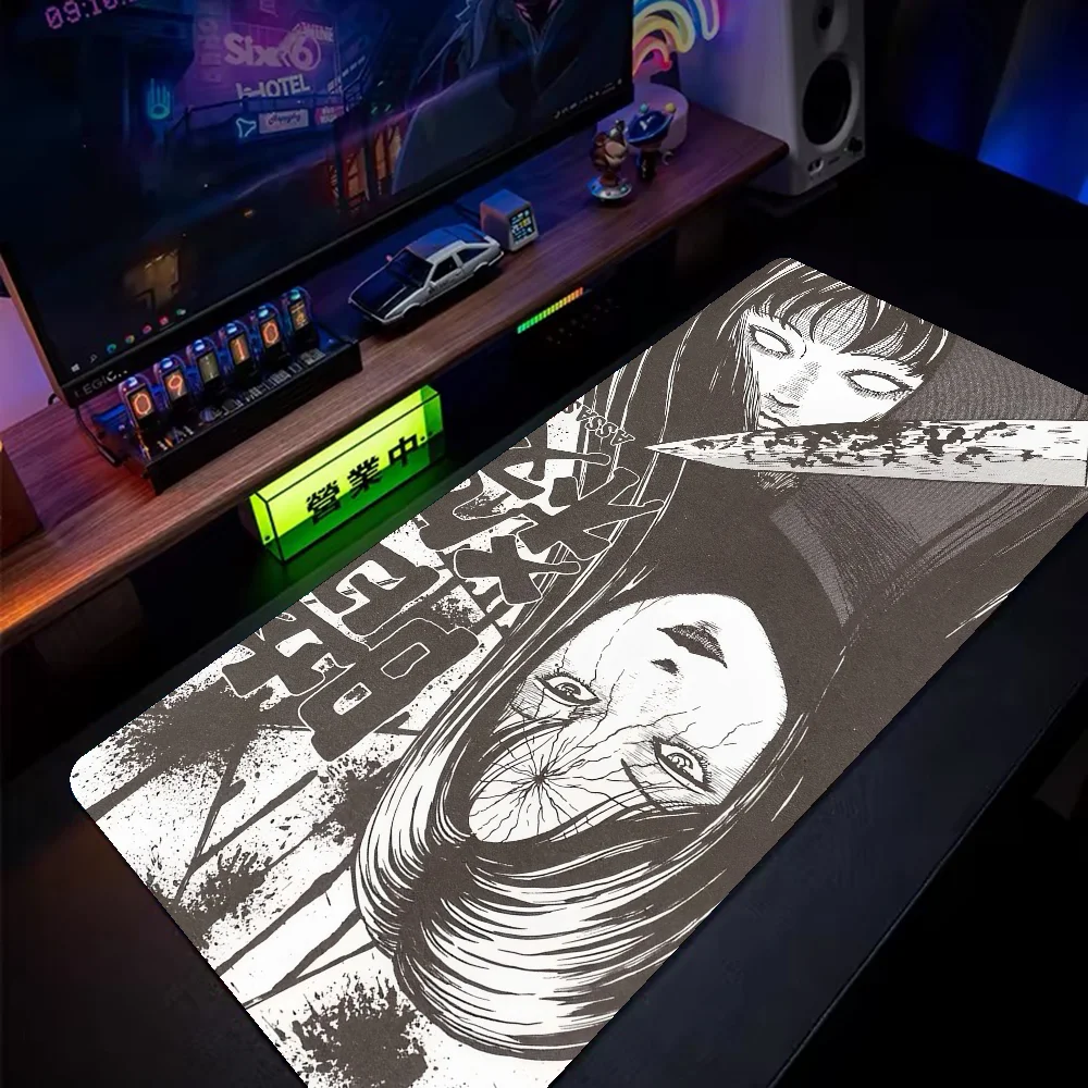 

Junji Ito Mousepad Mouse Mat Desk Mat Large Gaming Accessories Prime Gaming XXL Keyboard Pad